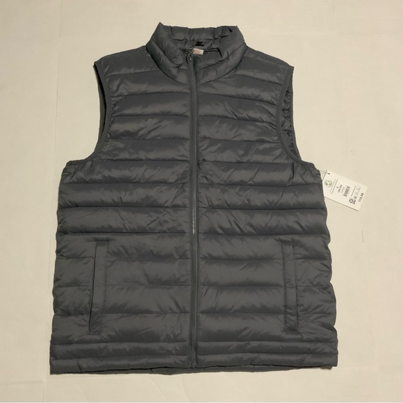 Men’s Ozark Trail Gray Puffer Vest - Picture 1 of 5
